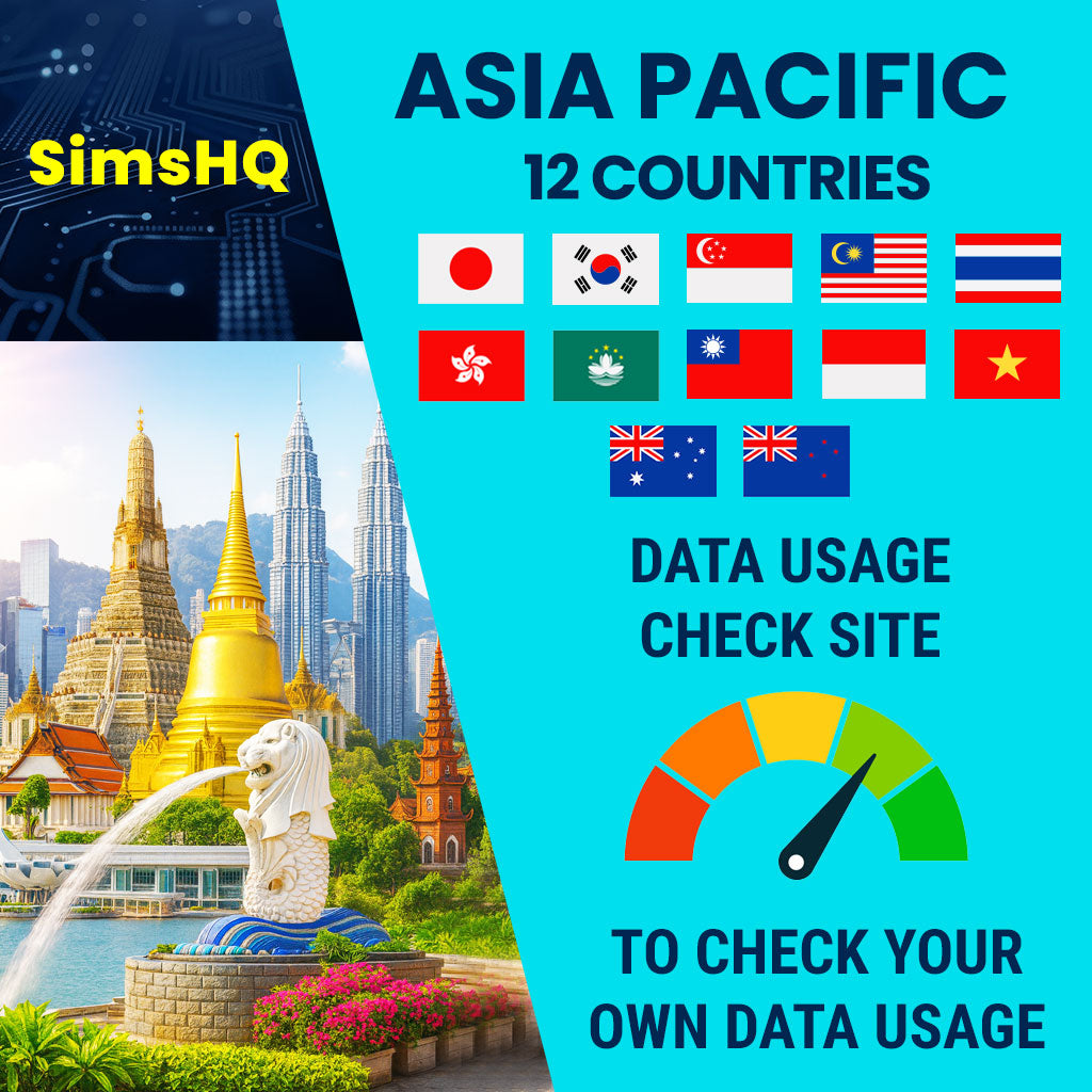 Asia Pacific 12 Countries eSIM