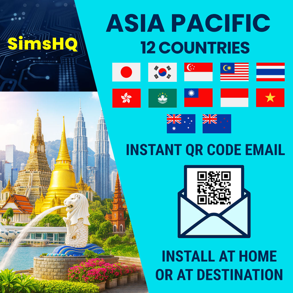 Asia Pacific 12 Countries eSIM