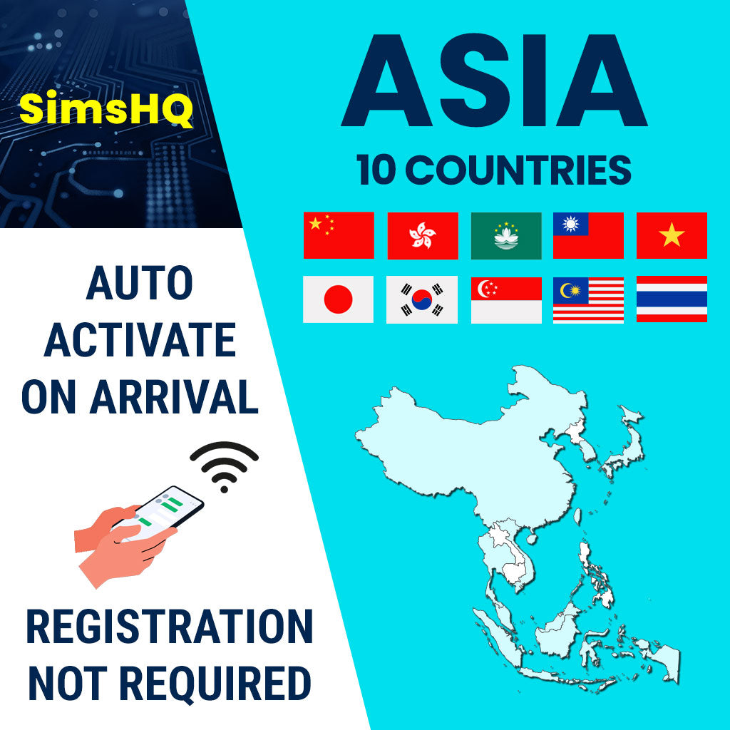 Asia 10 Countries eSIM
