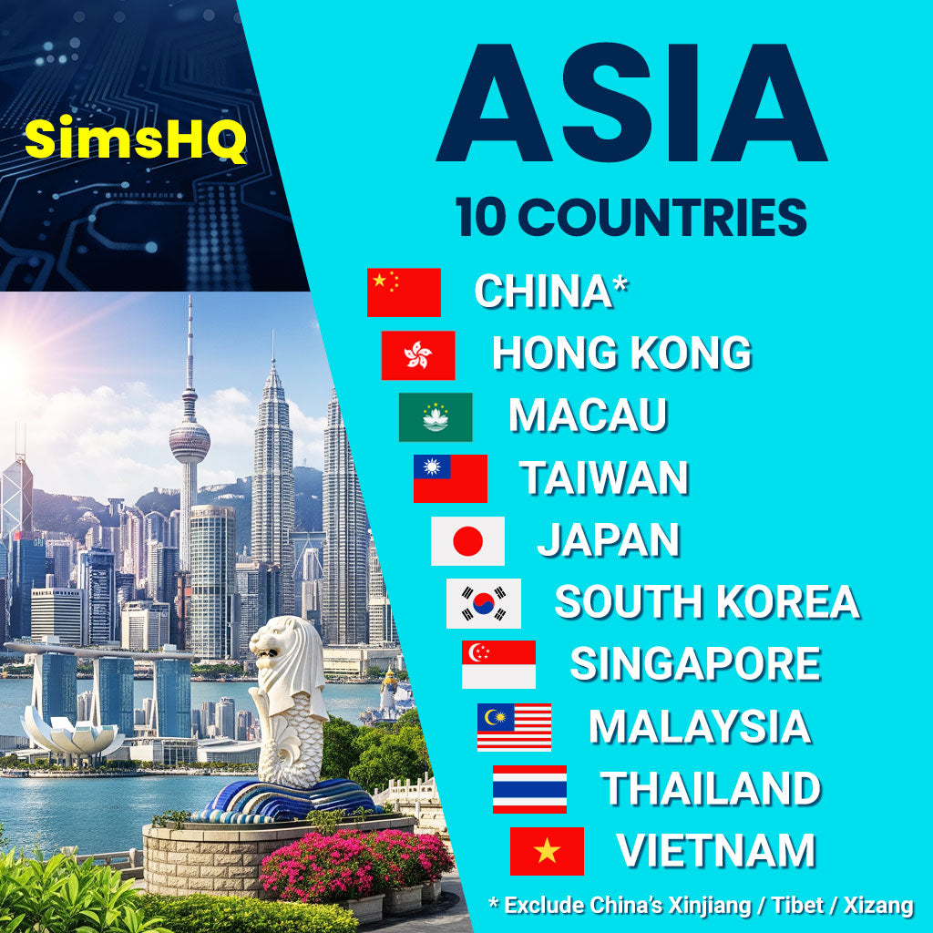 Asia 10 Countries eSIM