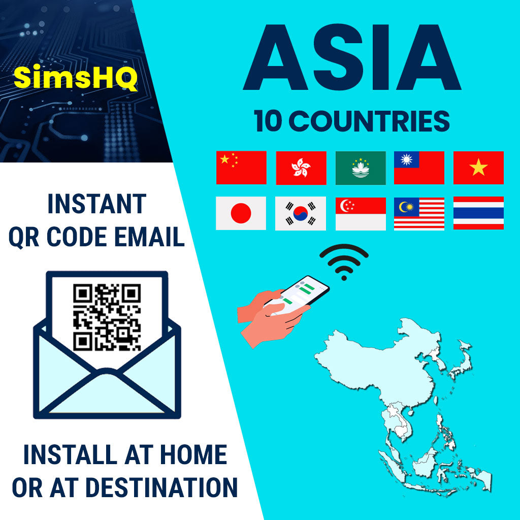 Asia 10 Countries eSIM