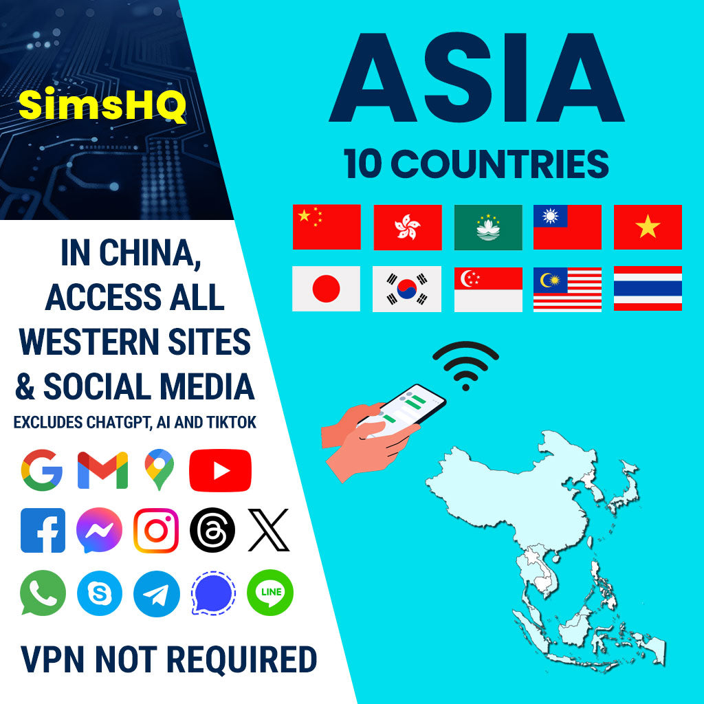 Asia 10 Countries eSIM