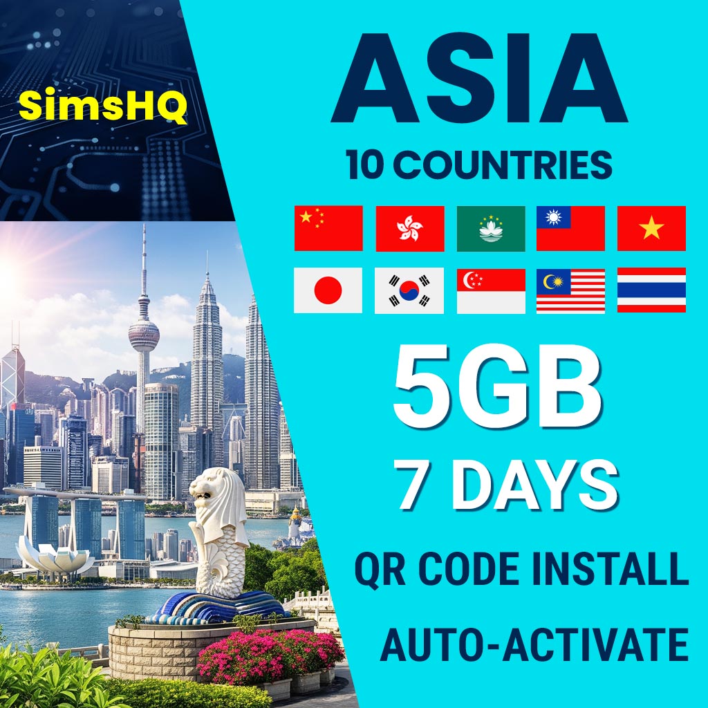 Asia 10 Countries eSIM