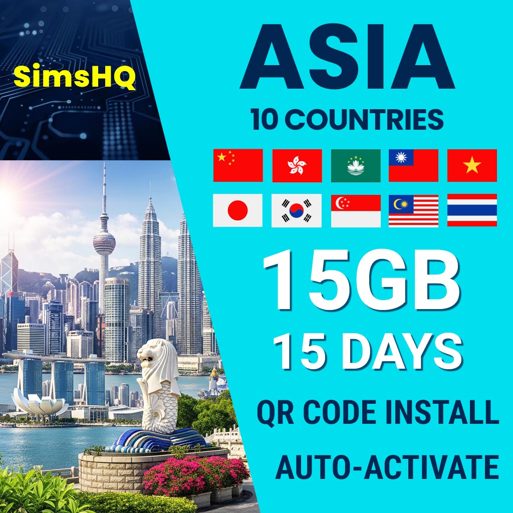 Asia 10 Countries eSIM