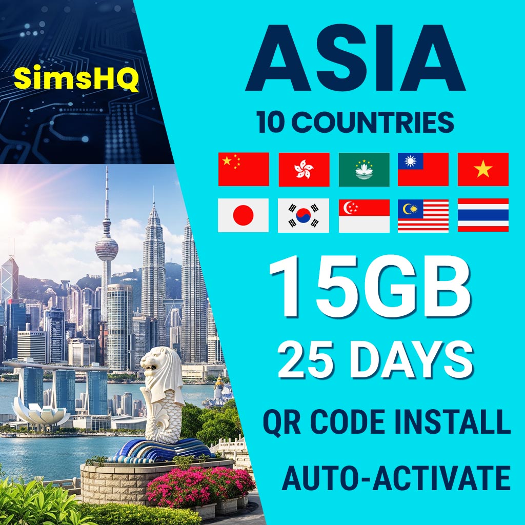 Asia 10 Countries eSIM