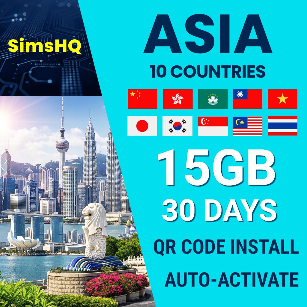 Asia 10 Countries eSIM