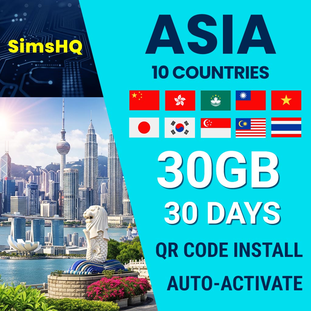 Asia 10 Countries eSIM