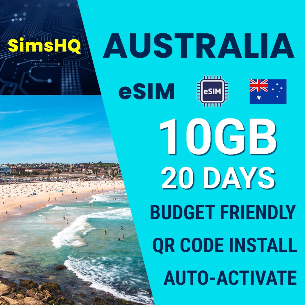 Australia eSIM 20 Days 10GB