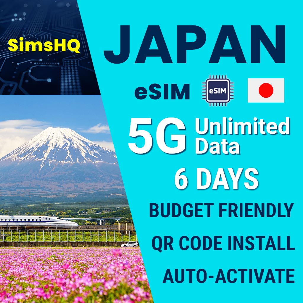 Japan eSIM | 5G Unlimited