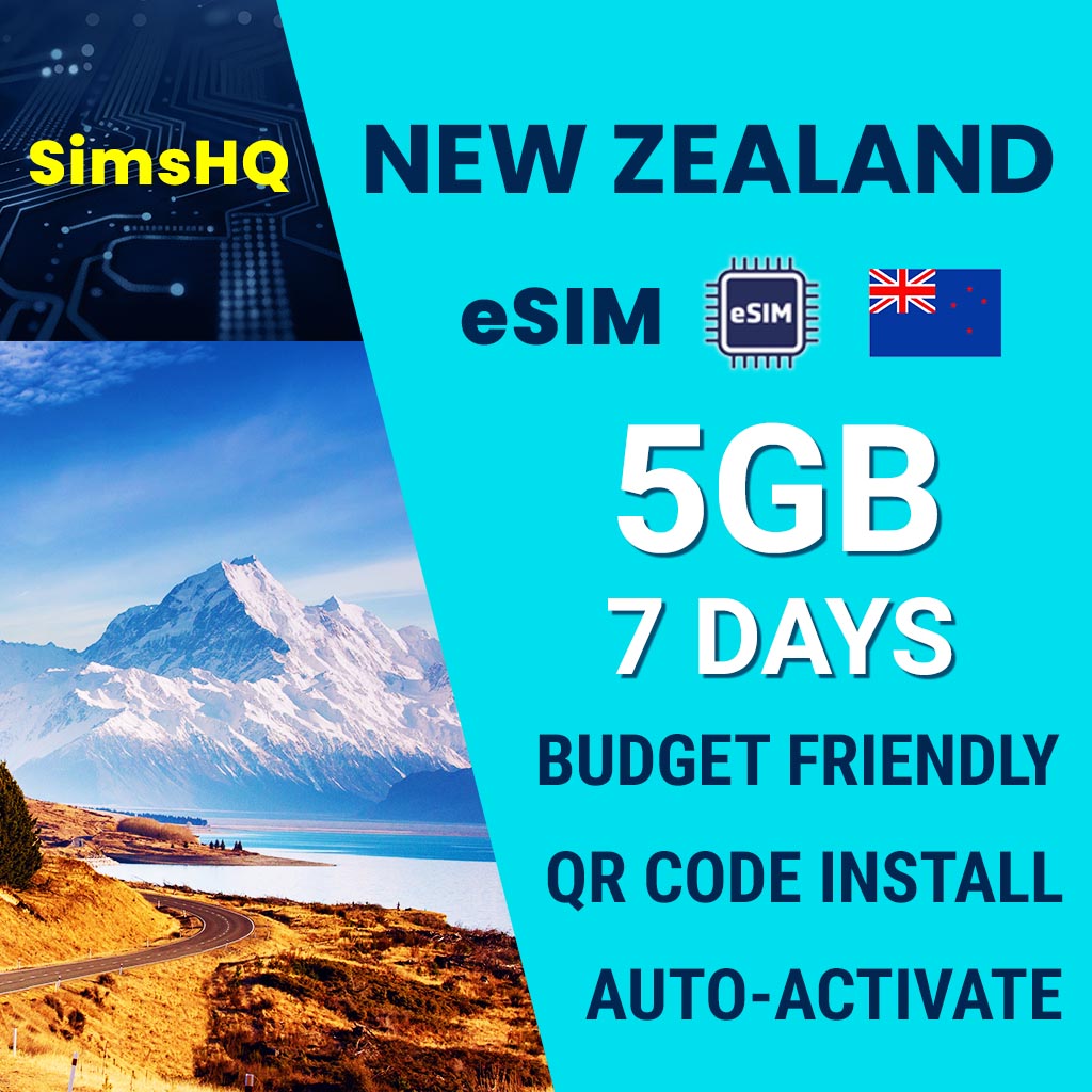 New Zealand eSIM 7 Days 5GB