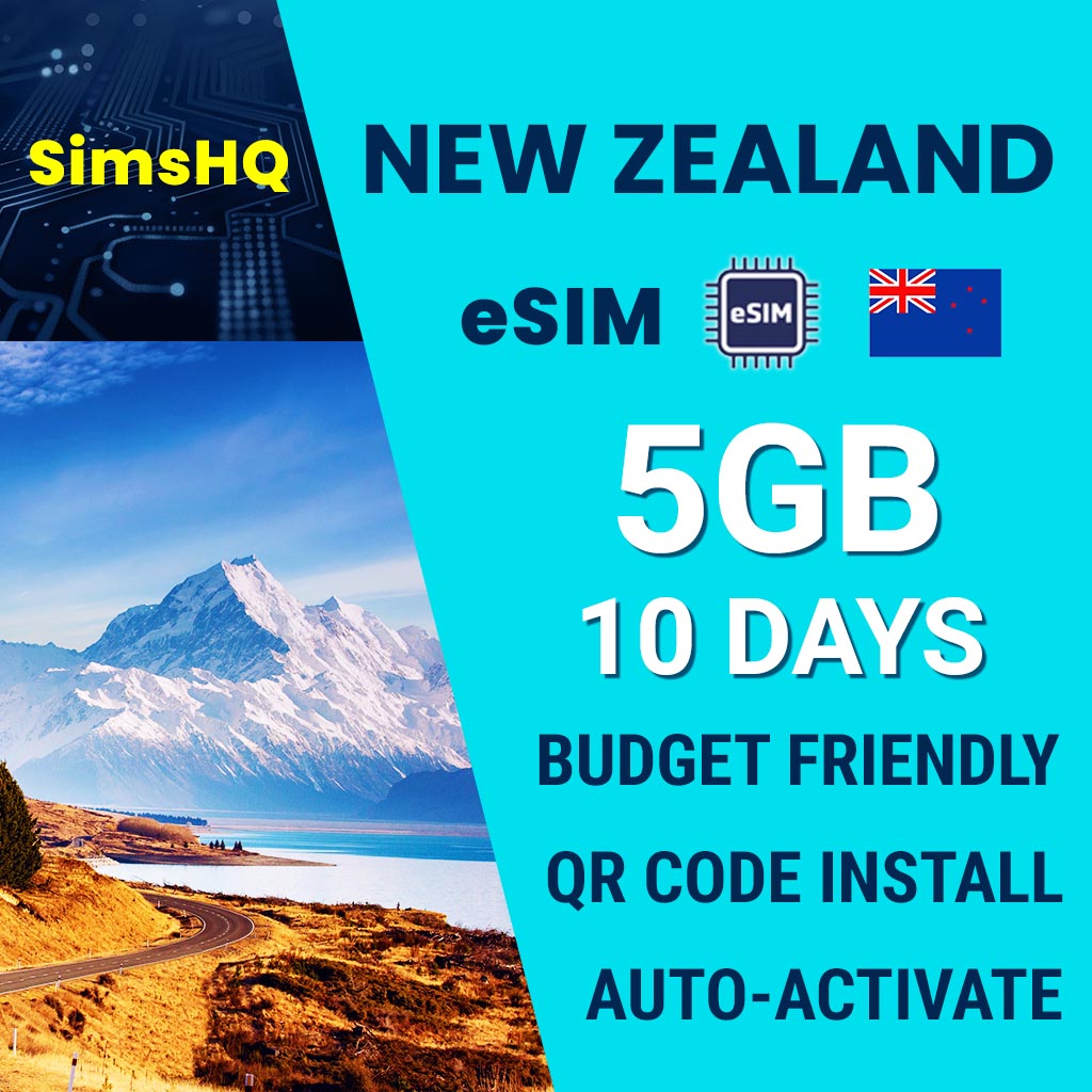 New Zealand eSIM 10 Days 5GB