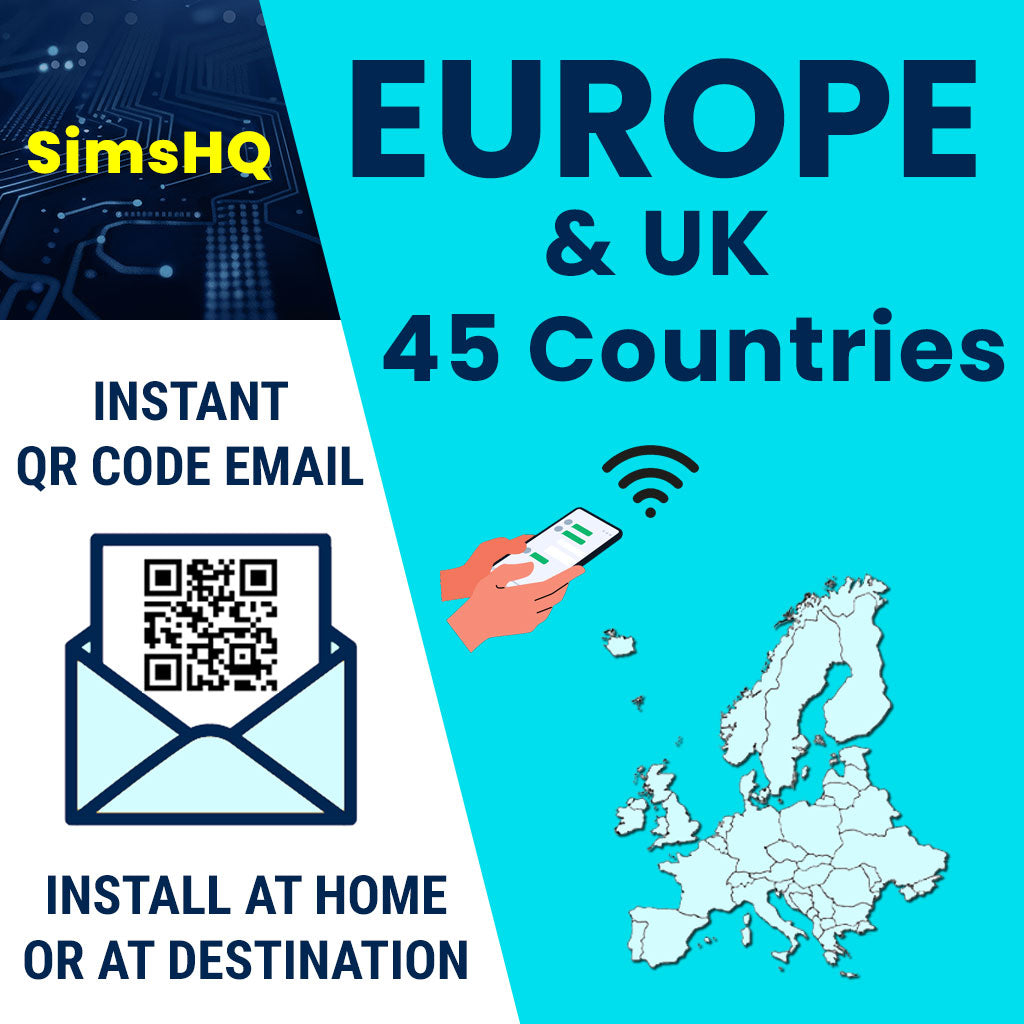 Europe & UK eSIM | 45 Countries