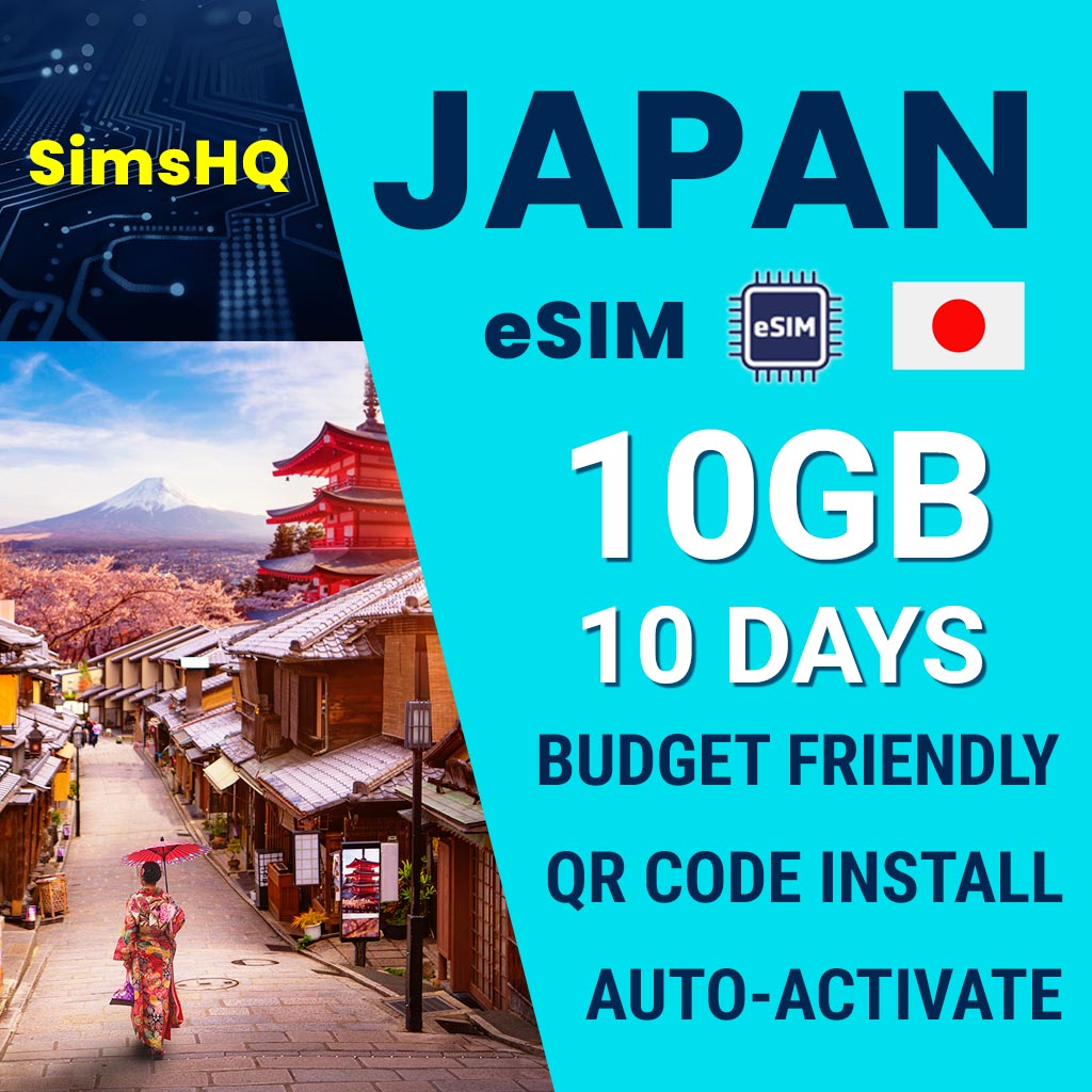 Japan eSIM 10 Days 10GB