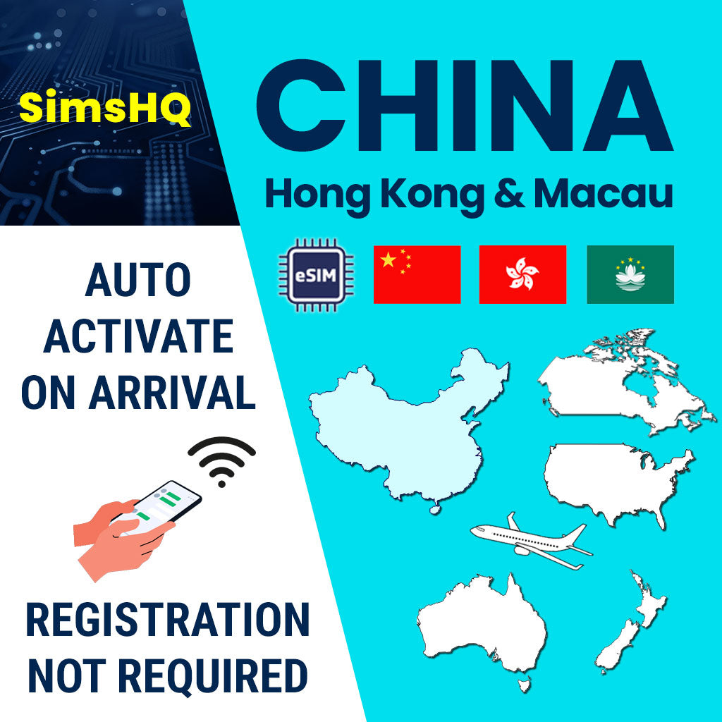 China, Hong Kong & Macau eSIM