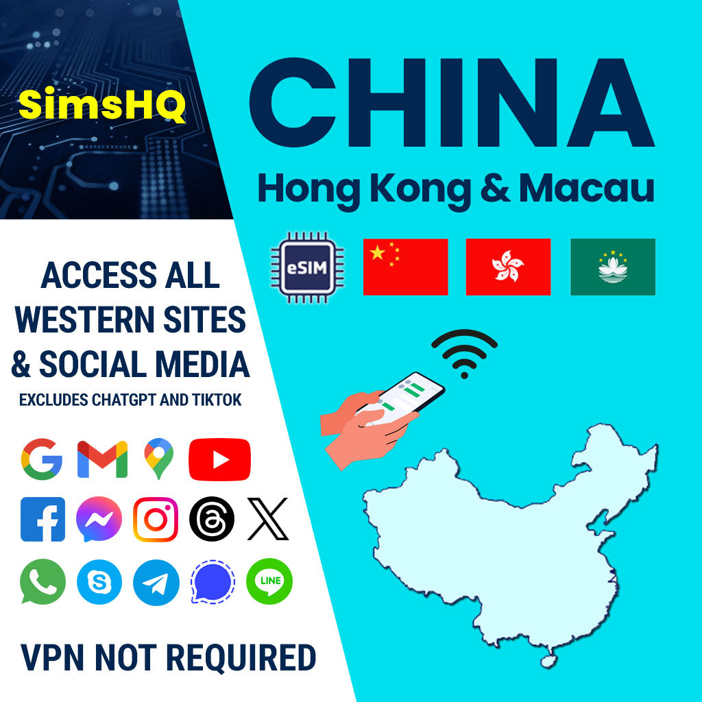 China, Hong Kong & Macau eSIM