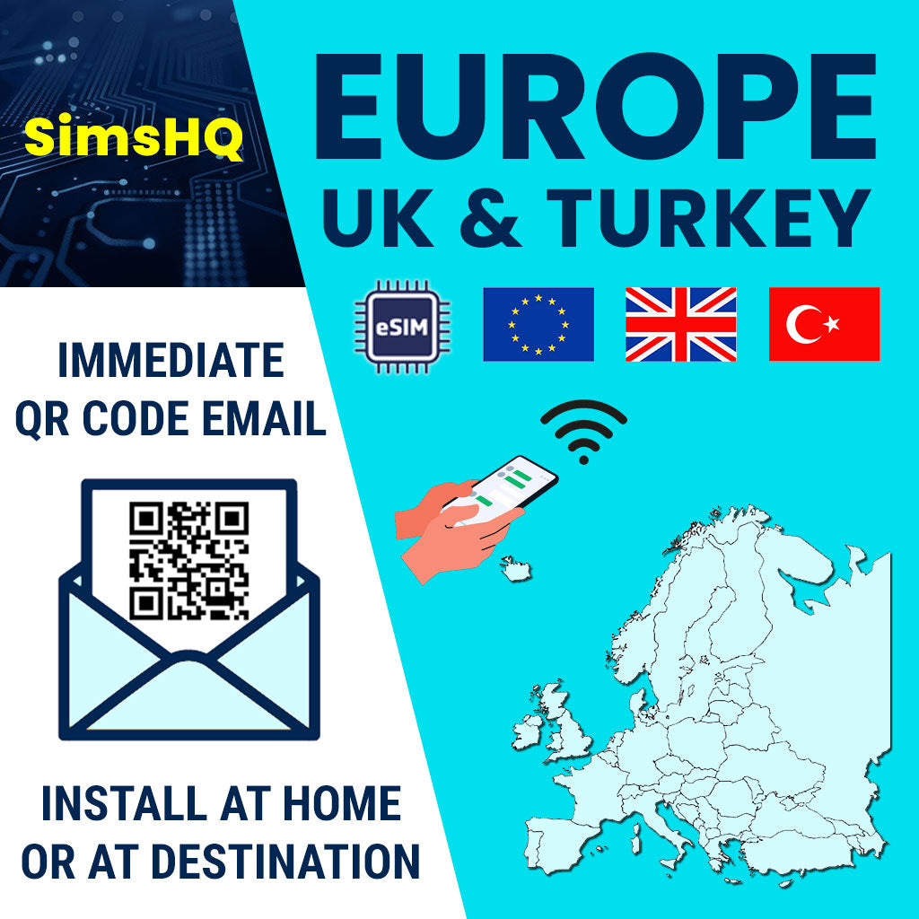Europe UK eSIM | 32 Countries
