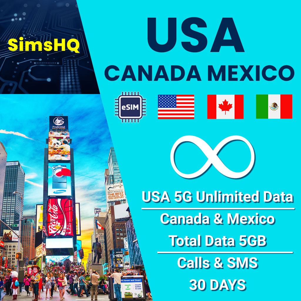 USA & Hawaii eSIM | Unlimited