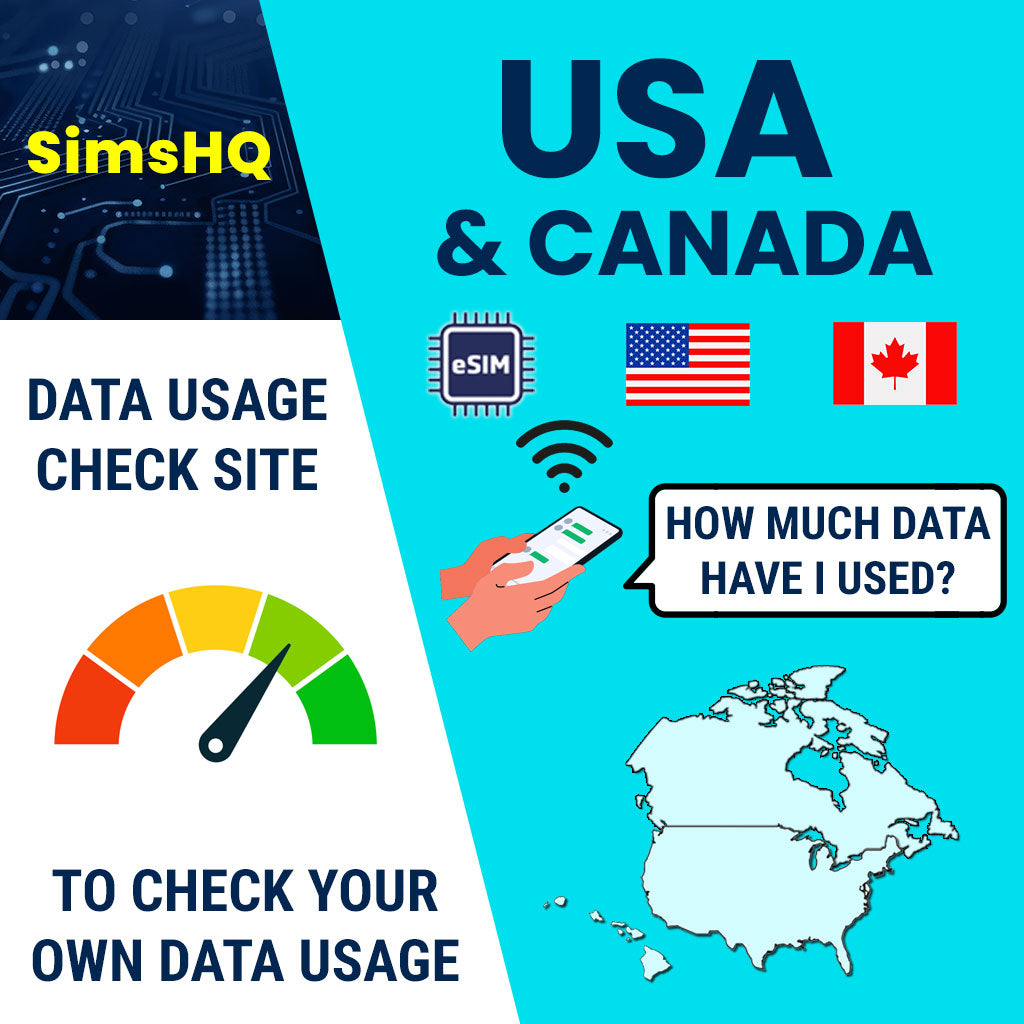 USA Canada eSIM | Total Data