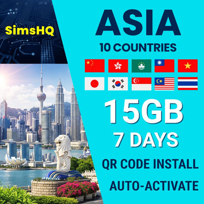 Asia 10 Countries eSIM
