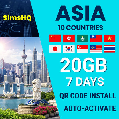 Asia 10 Countries eSIM