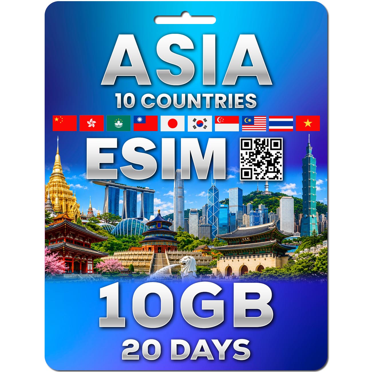 Asia 10 Countries eSIM