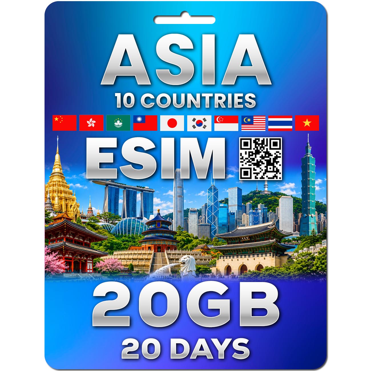 Asia 10 Countries eSIM