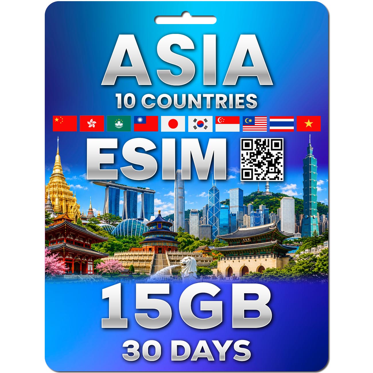 Asia 10 Countries eSIM