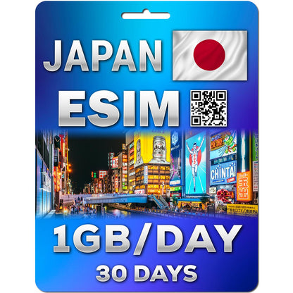 Japan eSIM 30 Days 1GB/Day
