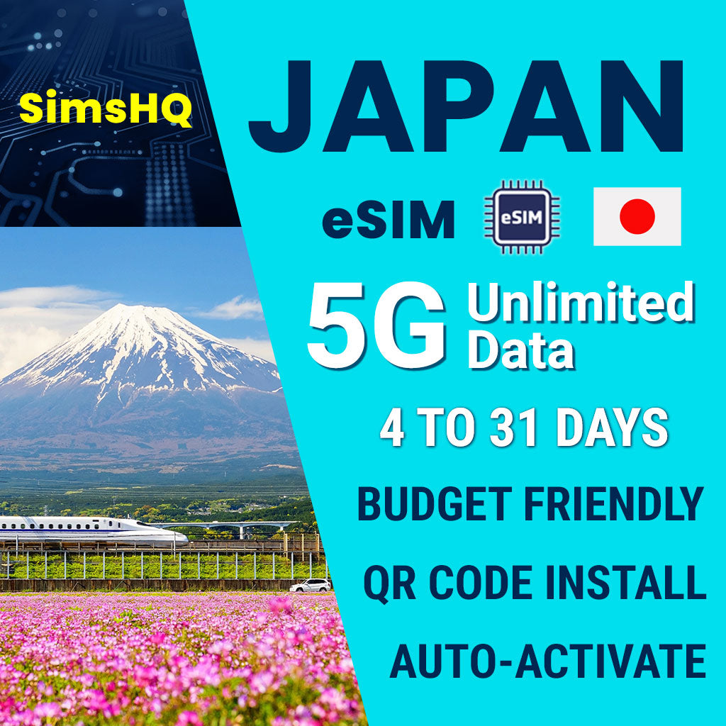 Japan eSIM | 5G Unlimited