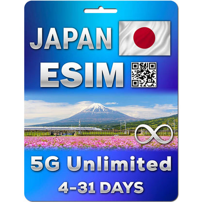 Japan eSIM | 5G Unlimited