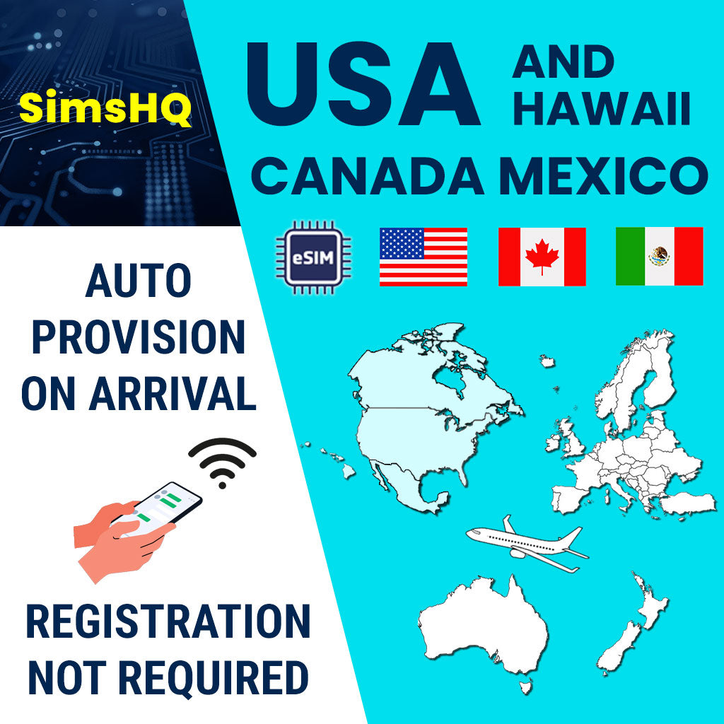 USA & Hawaii eSIM | Unlimited